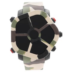 Used Jacob & Co. Ghost Carbon Bezel Camouflage Quartz Mens Watch GH100.11.NS.PC.ANO4D