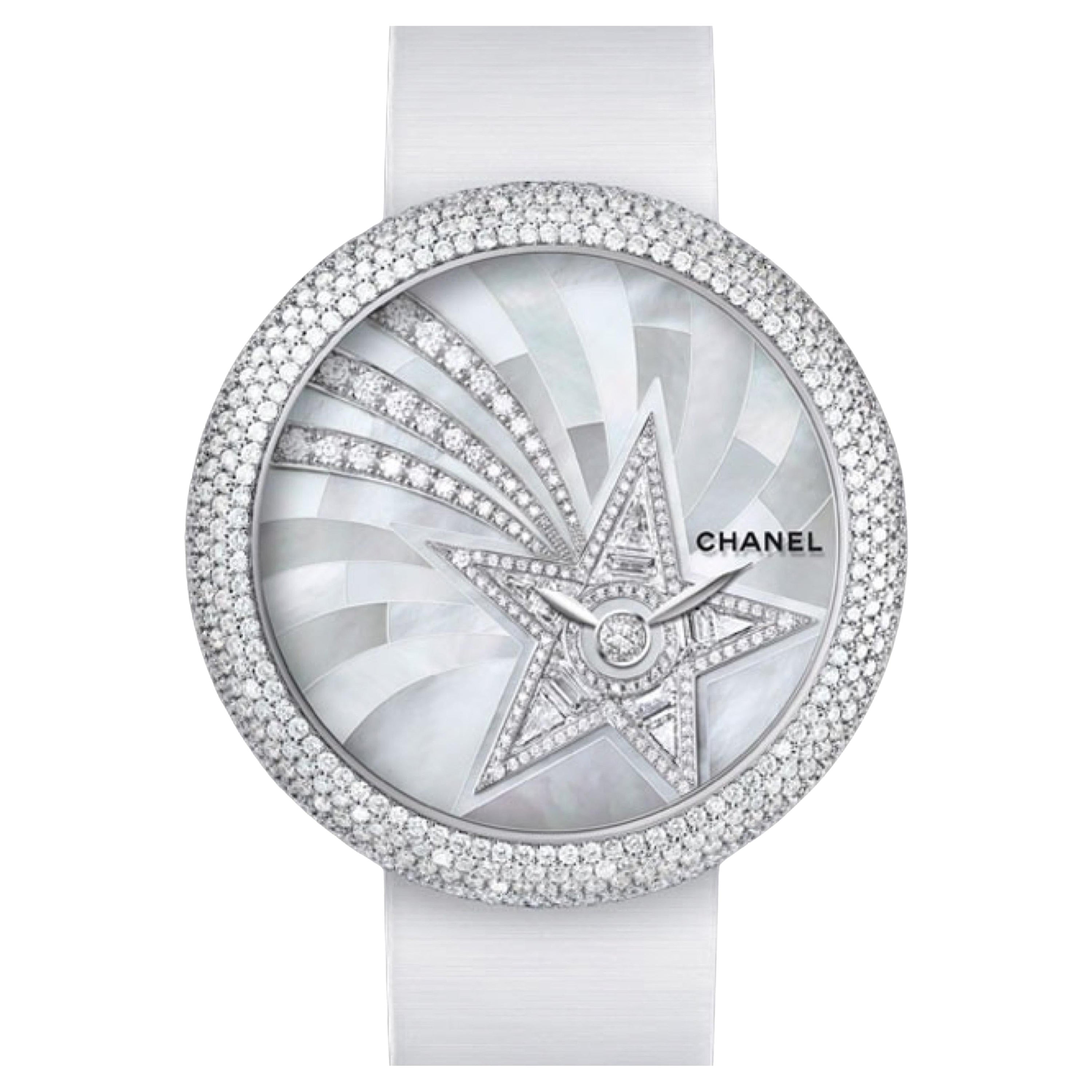 Montre Chanel Mademoiselle Prive Quartz en vente