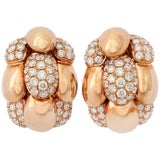Diamond Rose Gold Earrings