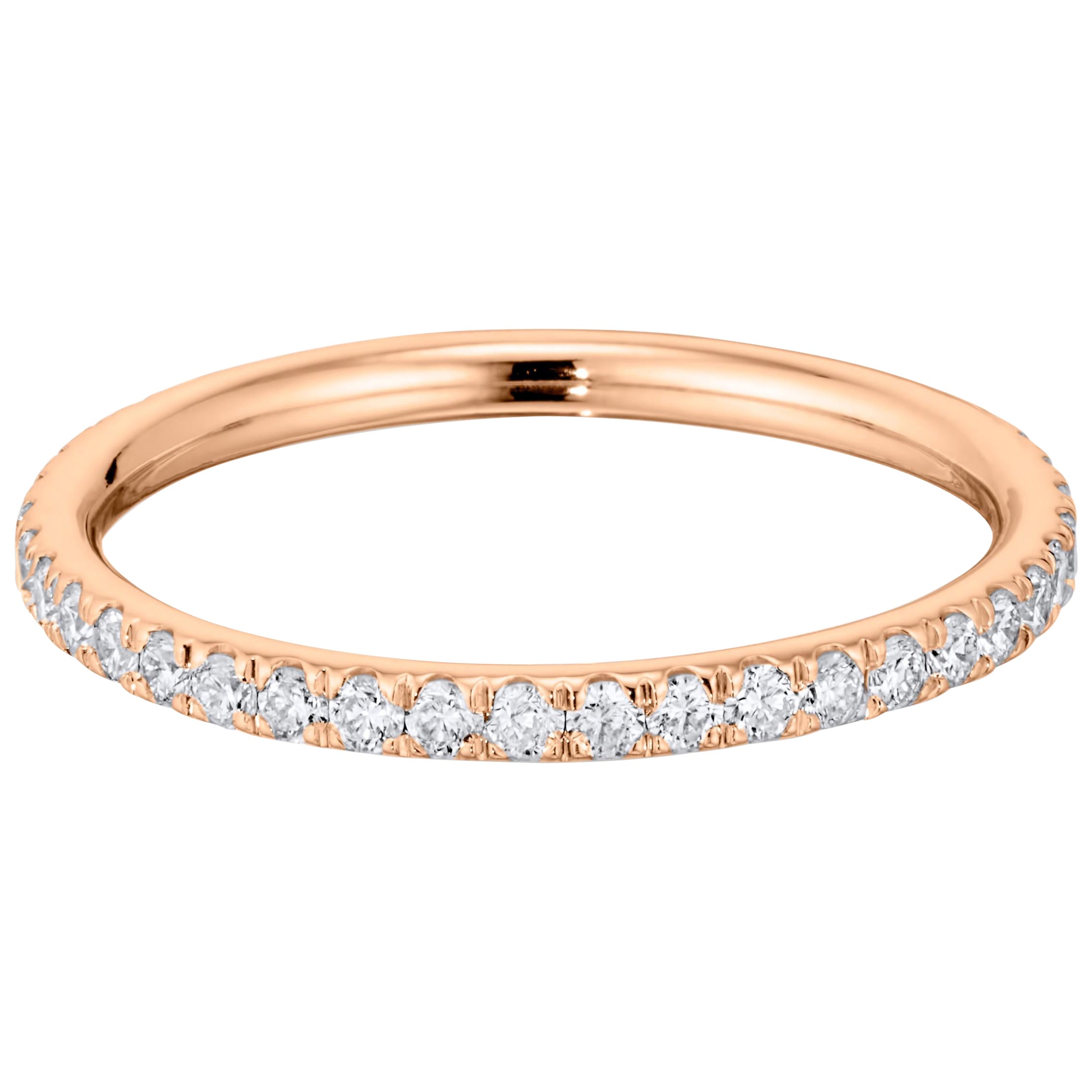 Eternity Ring, Rose Gold For Sale