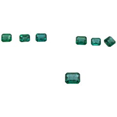 Certifiable Zambia Emerald Cut 4.18 Carat Emerald Loose Gemstone
