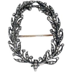 Antique Diamond Brooch 1