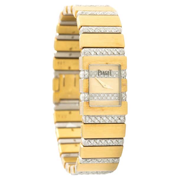 Piaget Polo Mini Diamond Yellow Gold 18Karat For Sale at 1stDibs ...
