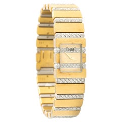 Polo Piaget Mini en or jaune 18 carats avec diamants