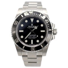 Used Rolex Submariner Stainless Steel No Date Reference 114060 Watch