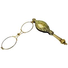 Antique Gold Lorgnette 