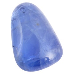 24.85 Carats Burmese Blue Sapphire No Heat Tumble for Fine Jewelery