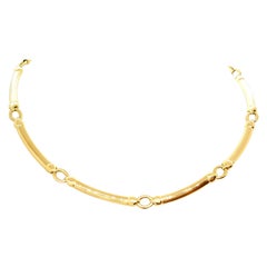 Vintage Chain Necklace Yellow Gold