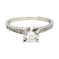 Vintage Ring White Gold Diamond