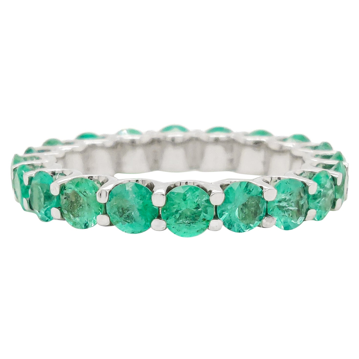 2.30ct Emerald Eternity Ring