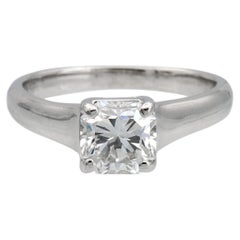 Tiffany and Co. Platinum Lucida Diamond Engagement Ring 1.04 ct EVVS1