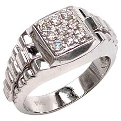 14K Men's Ring with Diamonds