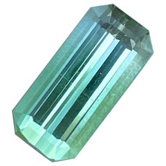 Brilliant Mint-Green Tourmaline Gemstone 2.75 Carats Tourmaline Ring