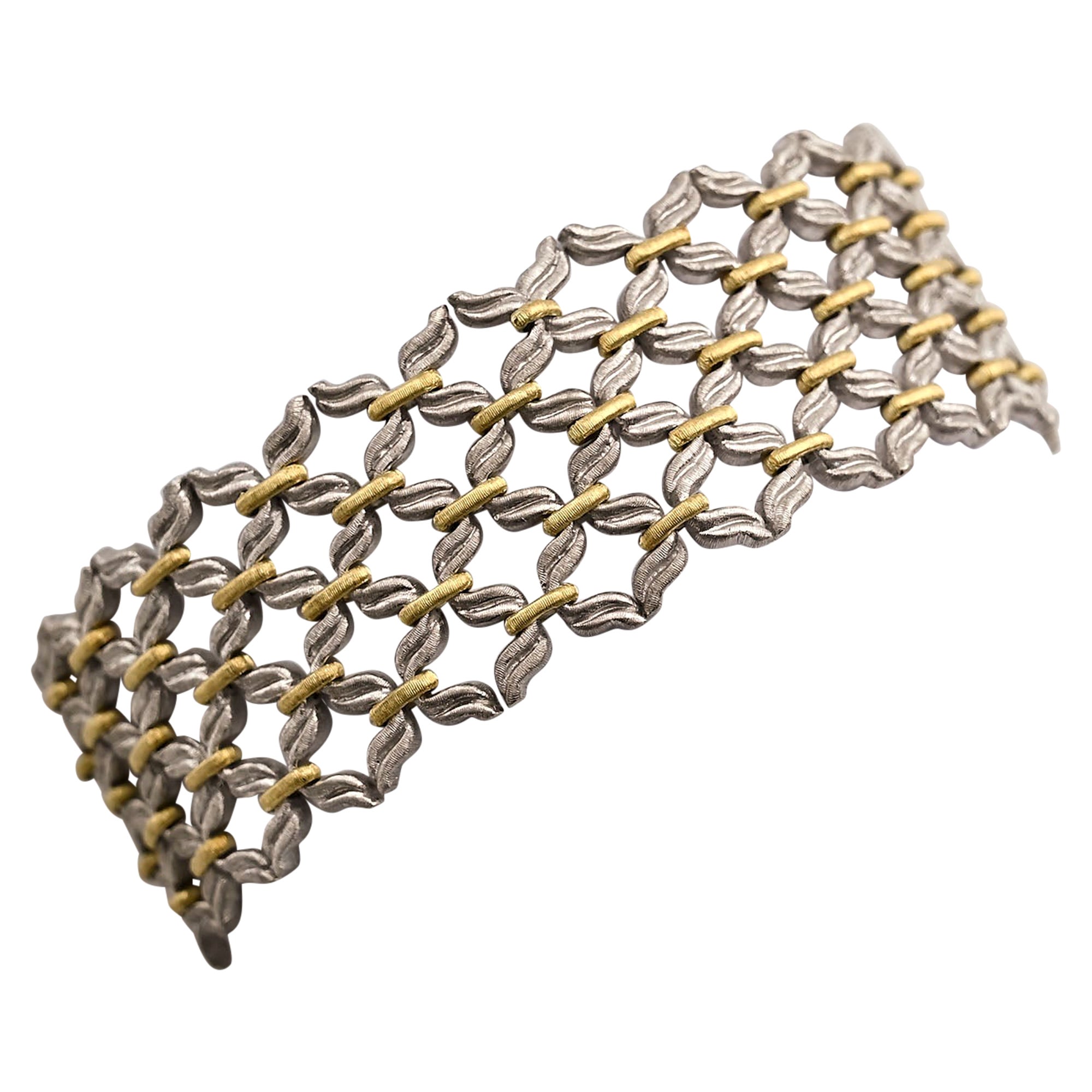 Woven Gold Bracelet at 1stDibs