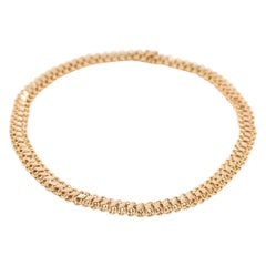 Collana a catena in oro giallo