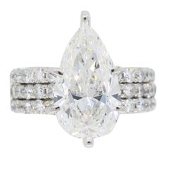 GIA Certified 4.55 Carat Diamond Engagement Ring