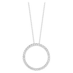 Pendentif circulaire Roberto Coin avec diamants 001259AWCHX0