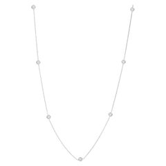 Roberto Coin Seven Station Diamond Necklace 001347AW18D0