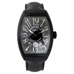 Franck Muller 8880 Cintree Curvex PVD Black Dial Watch