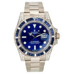 Rolex Montre Submariner 116659SABR en saphir et diamants 18 carats