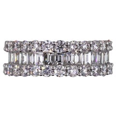 Bracelet à trois rangées de diamants