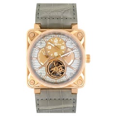 Bell & Ross 18 Karat Rose Gold BR01 Aviation Tourbillon Watch