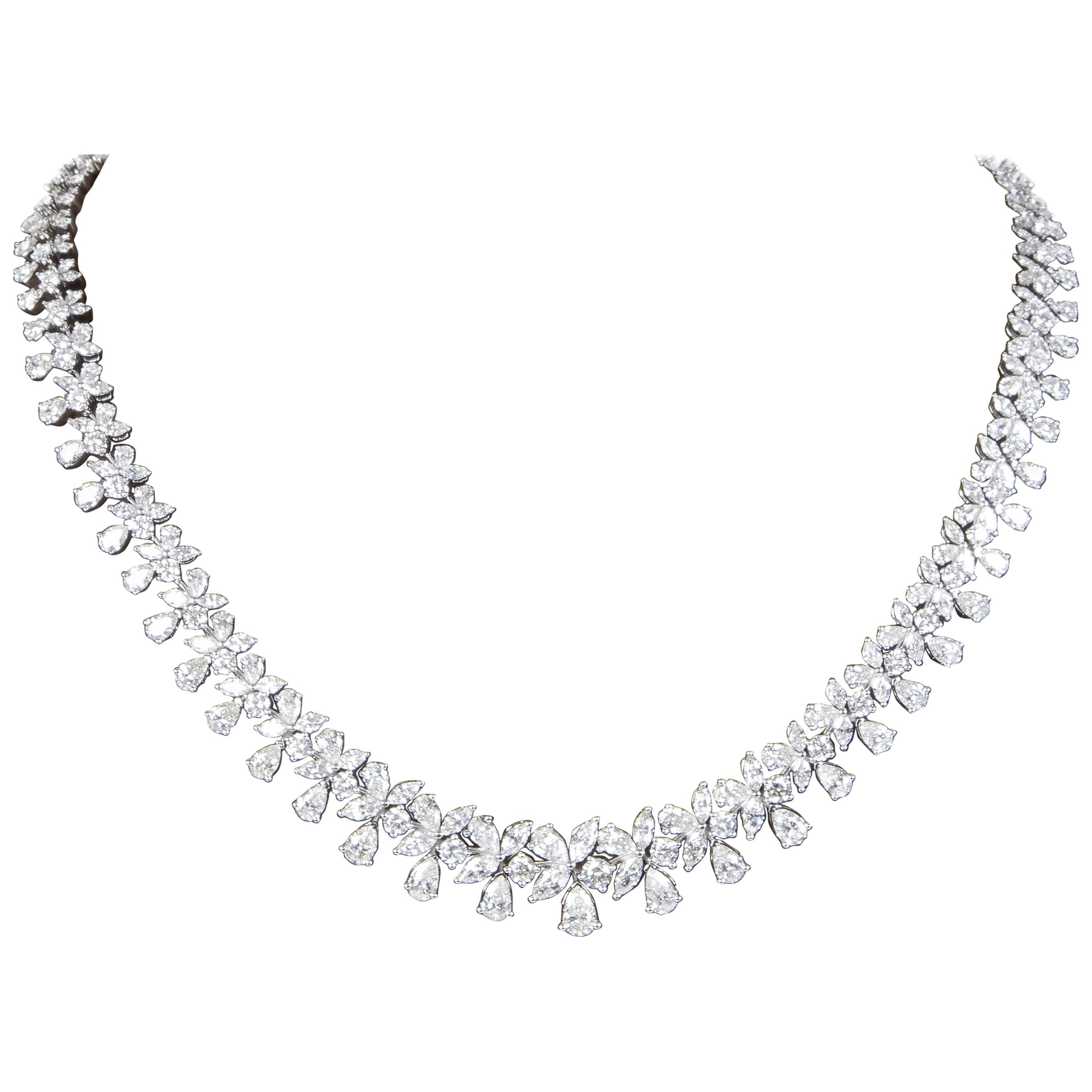 Classic Diamond Necklace For Sale at 1stDibs | affordable diamond 