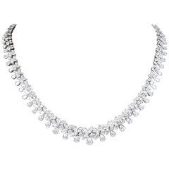 Vintage Classic 26 Carat Diamond Necklace