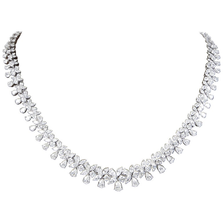 Classic 26 Carat Diamond Necklace For Sale (Free Shipping) at 1stDibs