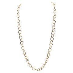 18 Karat Yellow Gold Italian Link Chain