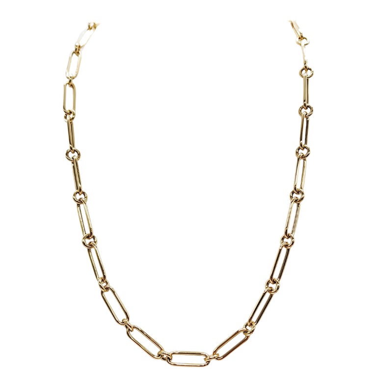 Chaîne à maillons italienne en or