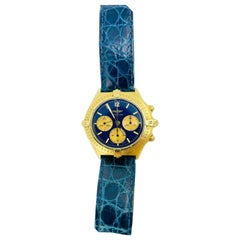 Retro Breitling Watch 18k Yellow Gold Callisto Chrono Ref. 80520