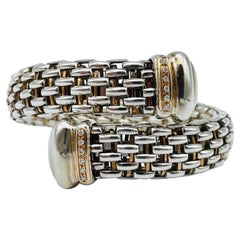 Bracciale/Bangle A. Silver Novecento, diamante 0,16 carati