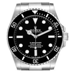 Rolex Montre Submariner en acier avec lunette en céramique non-date pour hommes 124060, non portée