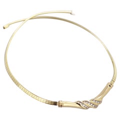 Diamond, 14K Yellow Gold Necklace