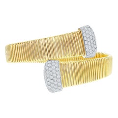 Bracelet jonc Tubogas en or jaune 2 carats