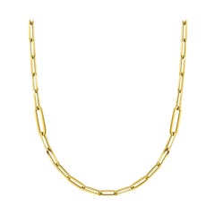 Roberto Coin Gold Paperclip Link Chain 5310135AY220