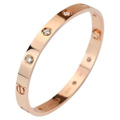 Cartier Love 10 Diamond Yellow Gold Bracelet