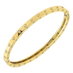 Roberto Coin Gold Pois Moi Oval Bangle 7771358AYBA0