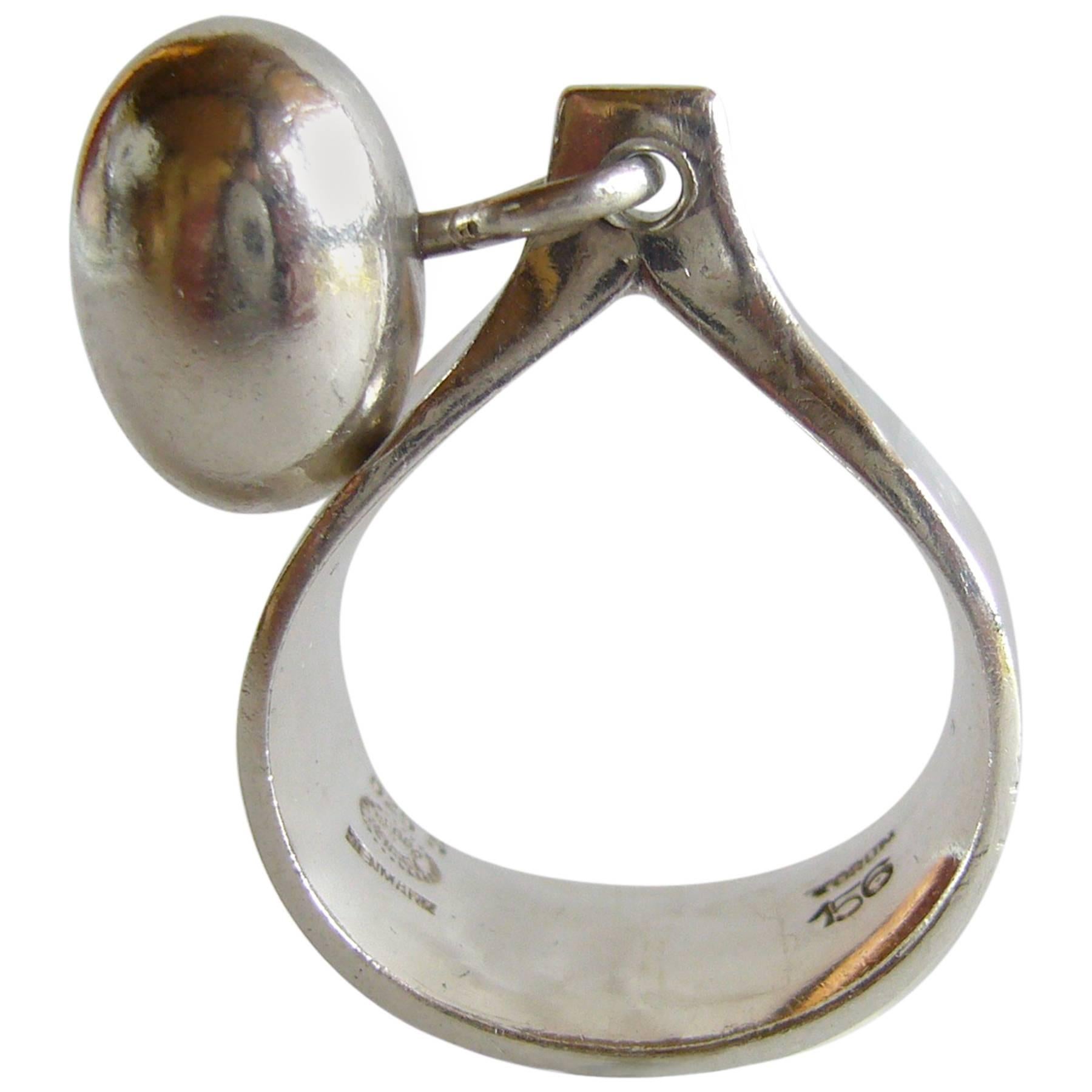 Vivianna Torun for Georg Jensen Sterling Silver Pod Ring