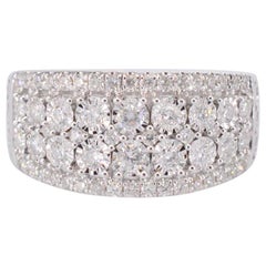 Ring aus Weißgold mit Diamanten von 1,00 Karat