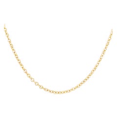 Tiffany & Co. Peretti 18 Karat Gelbgold Kabel-Gliederkette