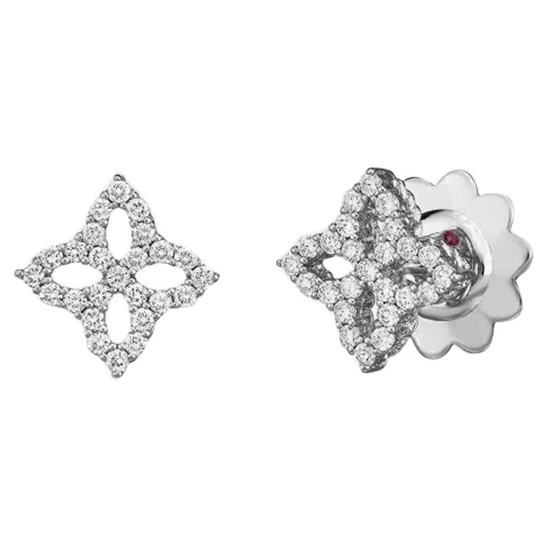 Roberto Coin Princess Small Flower Earring 8882348AWERX For Sale