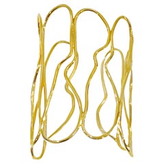 KACY, 14k Gold Plated Cuff Bracelet