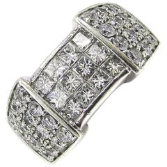 Diamond Gold Band Ring 9