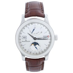 Jaeger-LeCoultre Montre Master Calendar en acier inoxydable pour hommes 147.8.41S