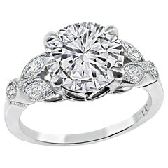GIA Certified 2.48ct Diamond Engagement Ring