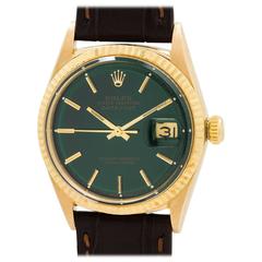 Rolex Yellow Gold Datejust Automatic Wristwatch Ref 1601 1970
