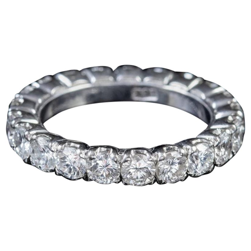 Vintage Eternity-Ring mit 3,15 Karat Diamant in Voll-Eternity