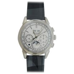 Patek Philippe White Gold Grand Complications Chronograph Wristwatch 5